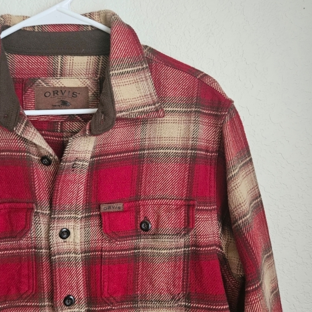 Orvis Plaid Button Down Flannel - image 2